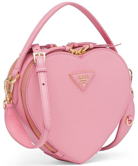 prada heart bag odette|Prada heart mini bags.